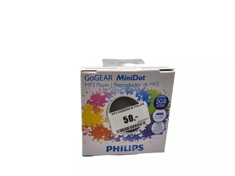 ODTWARZACZ PHILIPS GOGEAR SOUNDDOT MP3 2GB NIEBIESKI