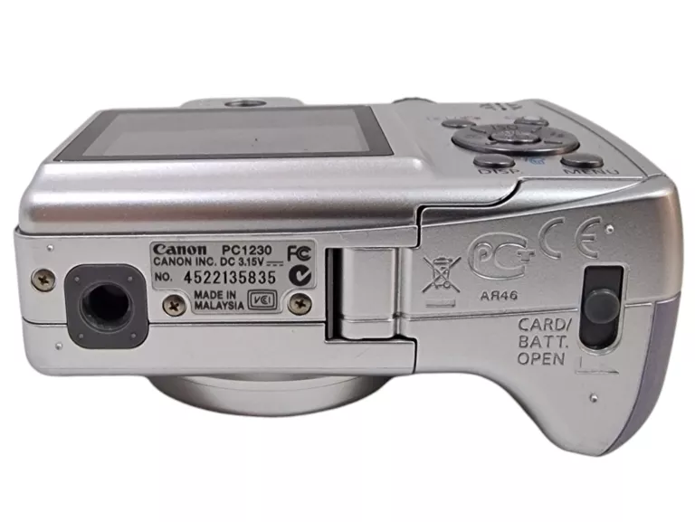 APARAT CANON POWERSHOT A550 7.1 MPX 4X ZOOM PC1230