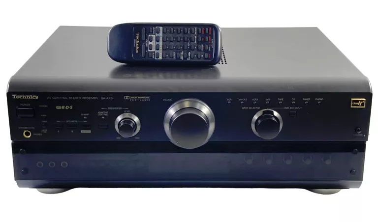ZNAKOMITY WZMACNIACZ AMPLITUNER TECHNICS SA-AX6 5.1 - 300 W