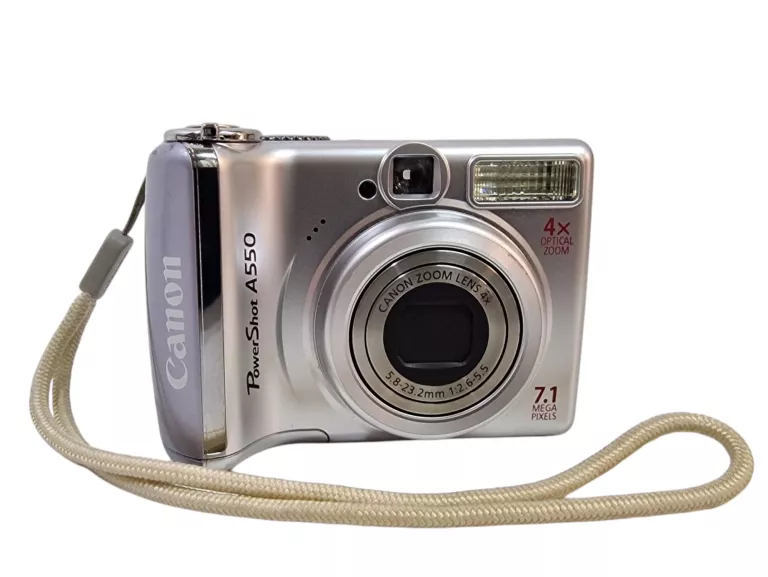 APARAT CANON POWERSHOT A550 7.1 MPX 4X ZOOM PC1230