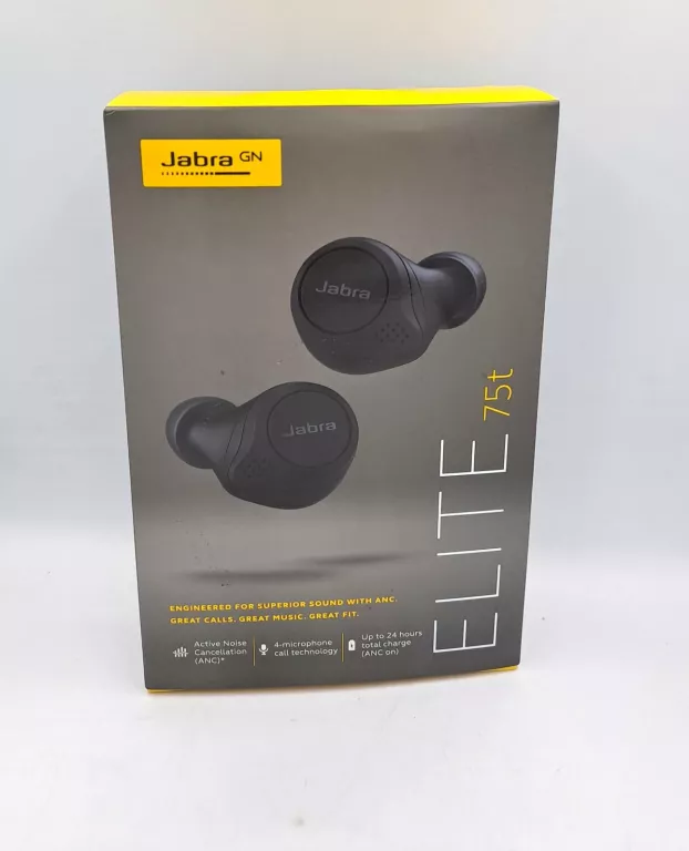 SŁUCHAWKI JABRA ELITE 75T PUD JAK NOWE!