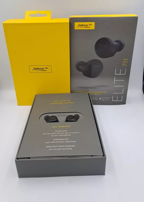 SŁUCHAWKI JABRA ELITE 75T PUD JAK NOWE!