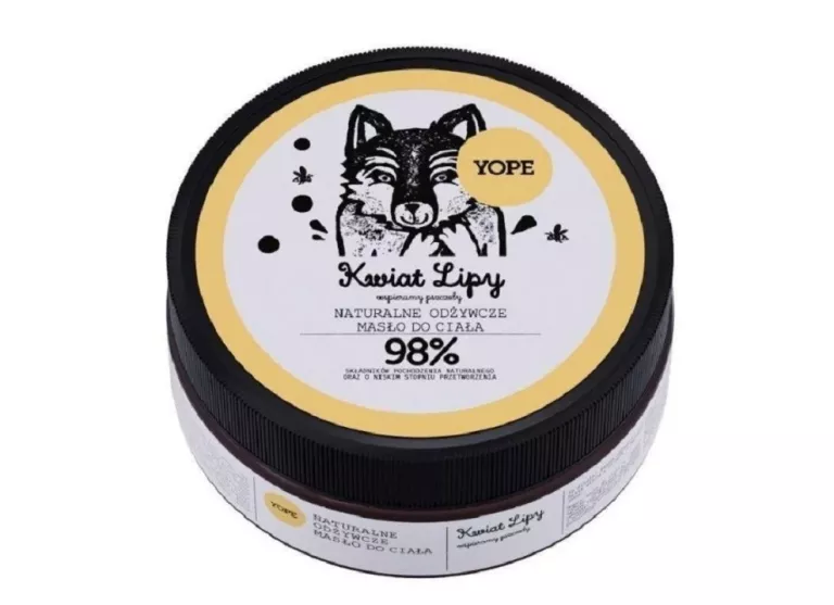 YOPE NATURALNE ODŻYWCZE MASŁO DO CIAŁA KWIAT LIPY 200ML