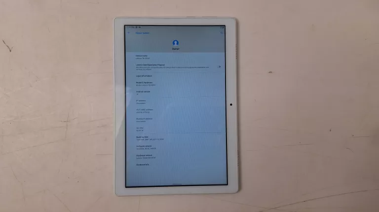 TABLET LENOVO TAB M10 TB-X505F 10,1" 2 GB / 32 GB BIAŁY