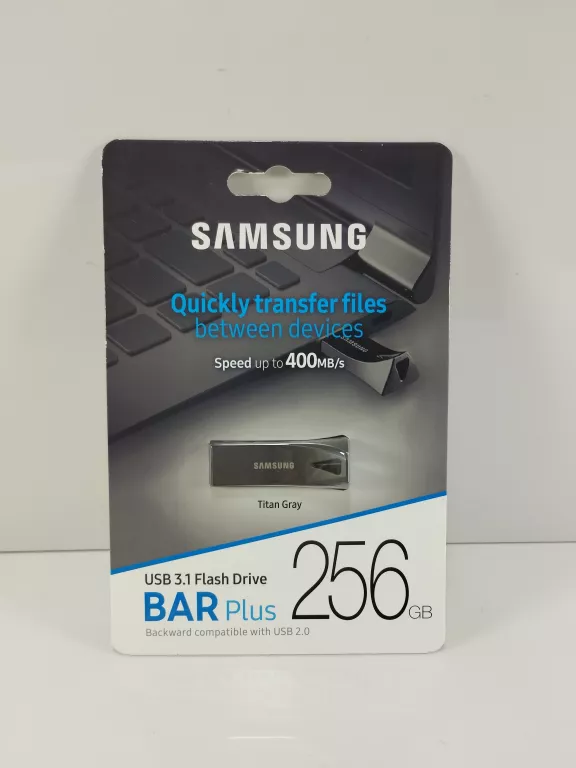 PENDRIVE SAMSUNG USB 3.1 FLASH DRIVE BAR PLUS 256GB
