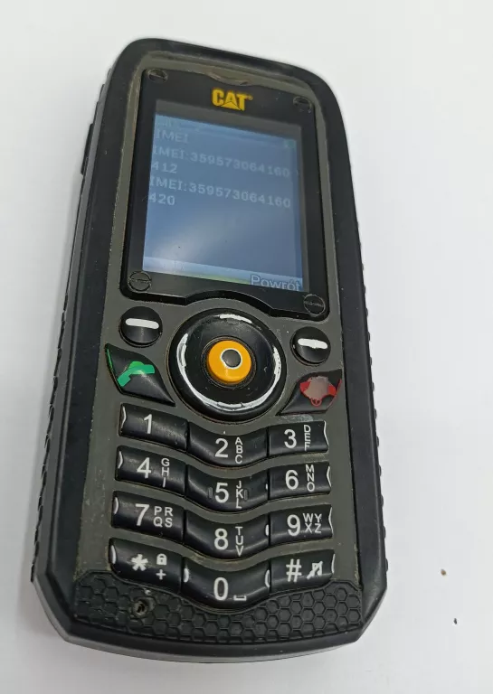 TELEFON KOMÓRKOWY CAT PHONES B25 256 MB / 512 MB 2G CZARNY