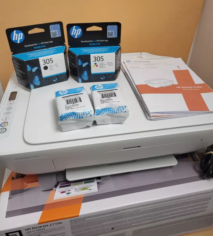 DRUKARKA HP DESKJET 2710E +TUSZE+GWARANCJA