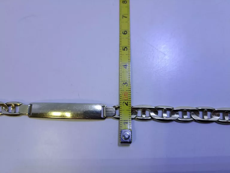 ZŁOTA BRANSOLETKA 20,99G 585 21CM