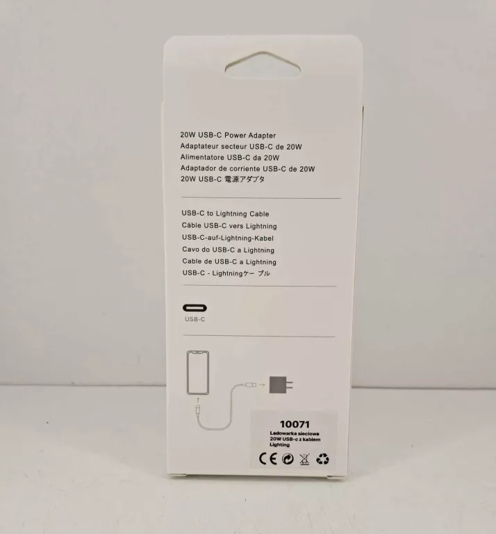 ŁADOWARKA USB C TO LIGHTNING CABLE IPHONE 10071
