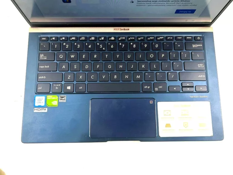 LAPTOP ASUS ZENBOOK 14 UX433F 8/512 GB INTEL I5