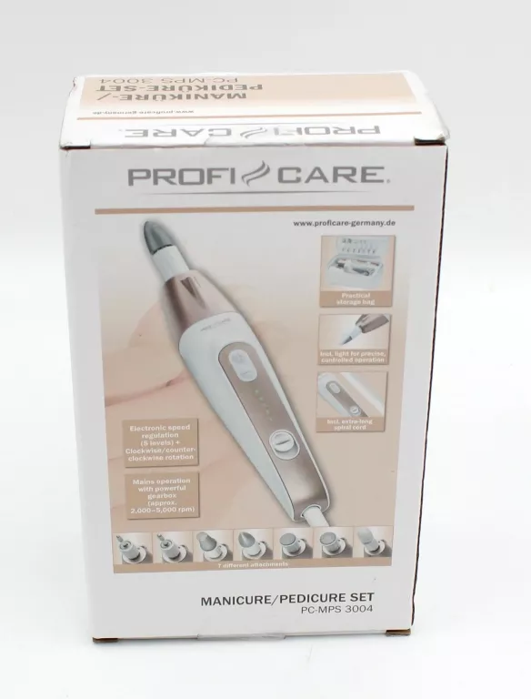 ZESTAW DO MANICURE PEDICURE PROFICARE PC-MPS 3004
