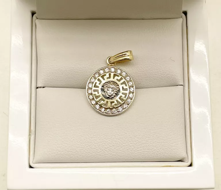 ZŁOTA ZAWIESZKA Z CYRKONIAMI P585 2,24G