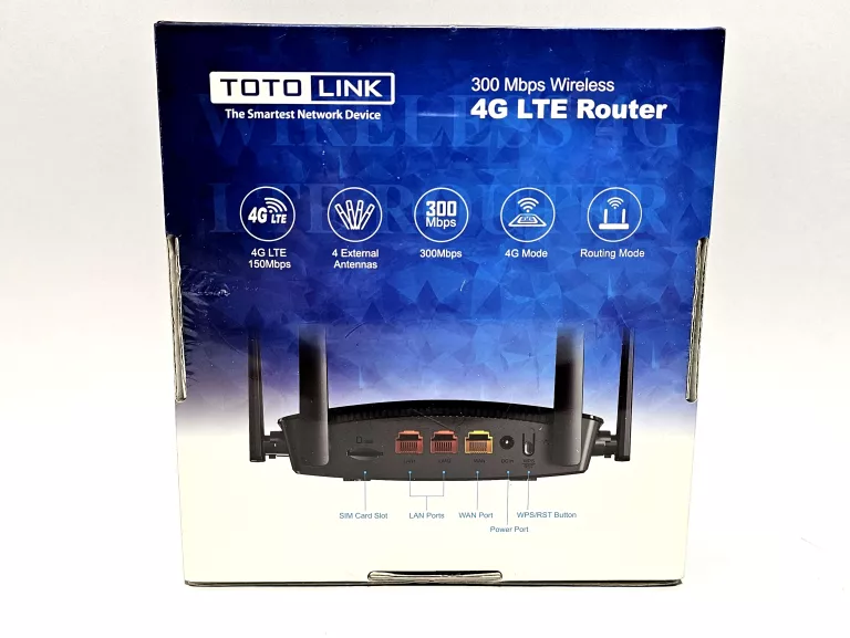 DOMOWY ROUTER RUTER MODEM 3G 4G LTE NA KARTĘ SIM TOTOLINK LR350 WIFI 4G LT