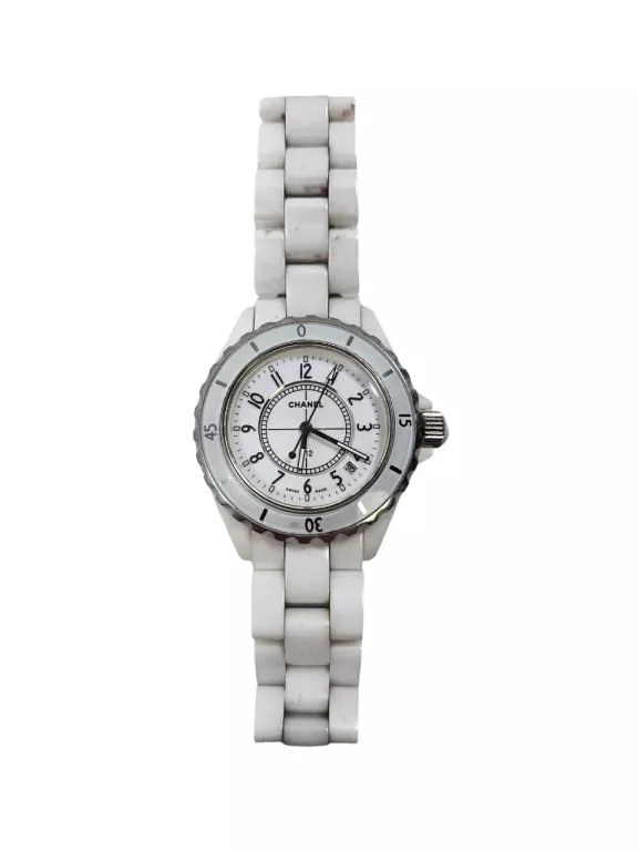 ZEGAREK DAMSKI CHANEL J12 D.M.88200G BIAŁY OPIS !
