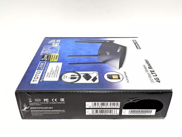 DOMOWY ROUTER RUTER MODEM 3G 4G LTE NA KARTĘ SIM TOTOLINK LR350 WIFI 4G LT