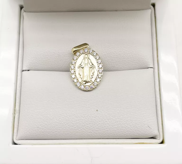 ZŁOTA ZAWIESZKA Z MATKĄ BOSKĄ P585 1,44G