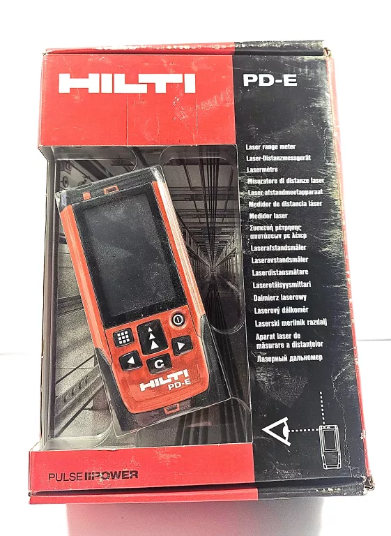 DALMIERZ LASEROWY HILTI PD-E KOMPLET STAN IDEALNY