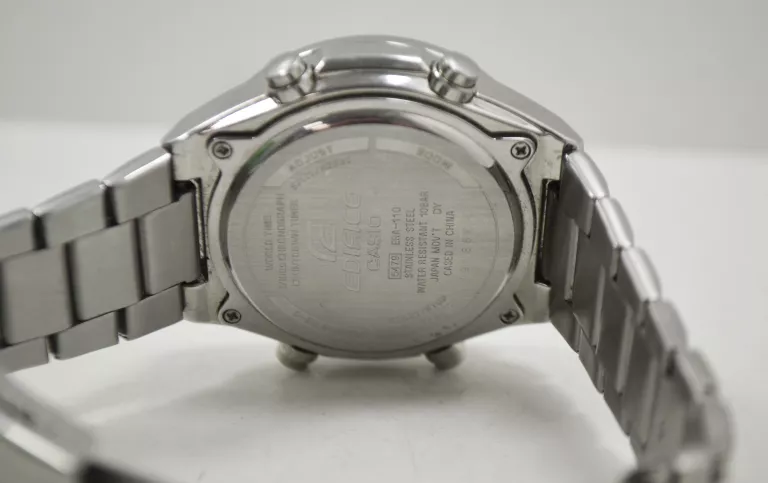 ZEGAREK MĘSKI CASIO EDIFICE ERA-110 SREBRNY