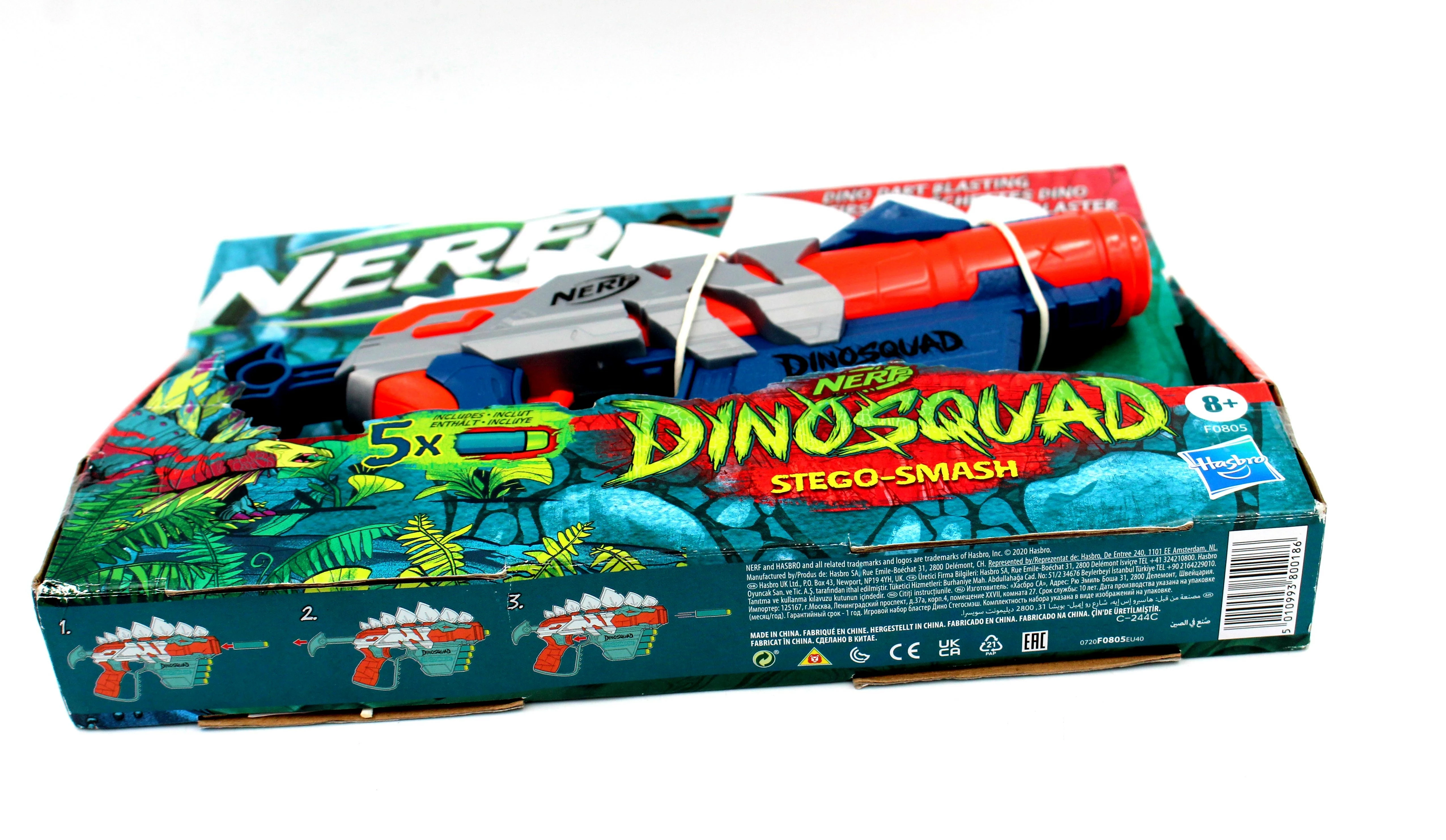 hasbro-nerf-dinosquad-stego-smash-dart-blaster-pistolet-z-4-nabojami-seria-nerf-wyrzutnia-12-strzalek