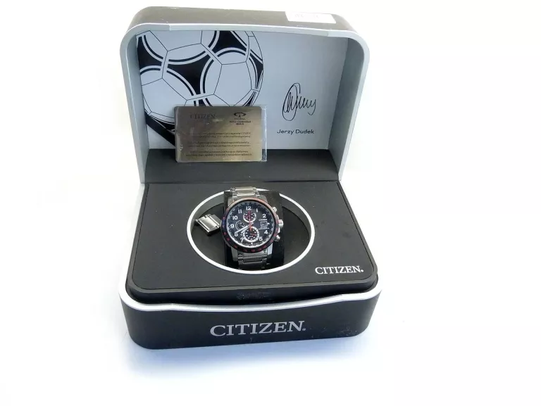 ZEGAREK MĘSKI CITIZEN JERZY DUDEK EDYCJA LIMITOWANA AT8129-80E