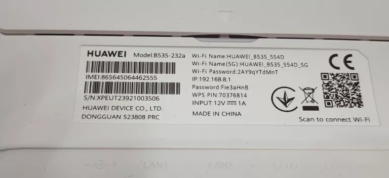 ROUTER HUAWEI B535-232A 4G CPE 3