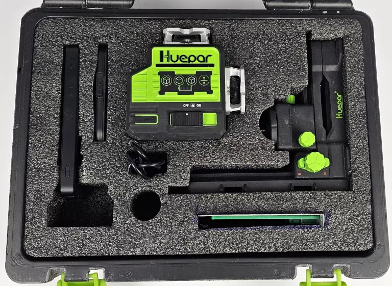 HUEPAR P03CG 3D POZIOMICA LASEROWA KRZYŻOWA 12 LINII