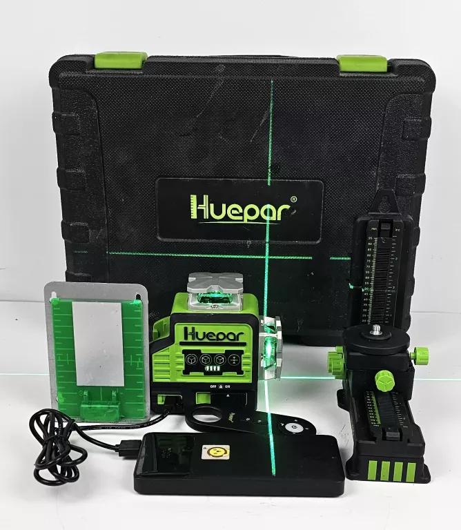 HUEPAR P03CG 3D POZIOMICA LASEROWA KRZYŻOWA 12 LINII