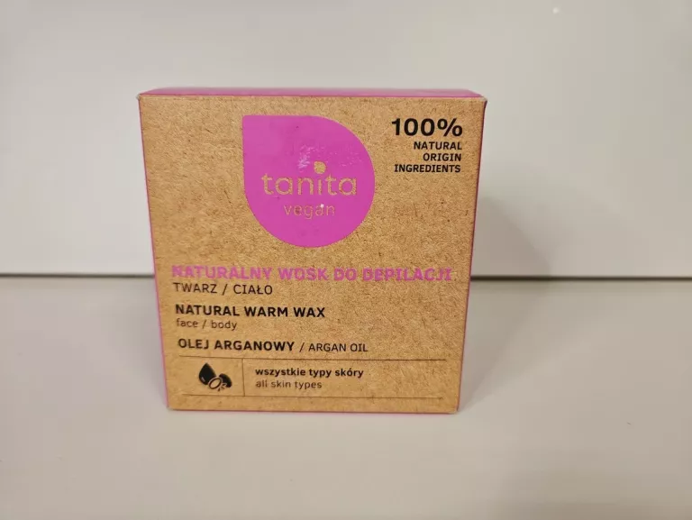 NATURALNY WOSK DO DEPILACJI TWARZY I CAŁA TANITA VEGAN 250ML