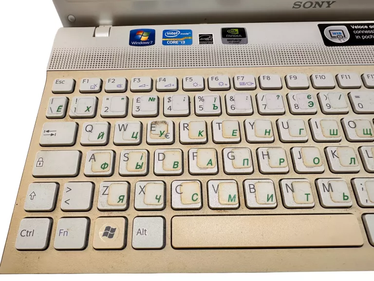 LAPTOP SONY VAIO BIAŁY + ŁADOWARKA