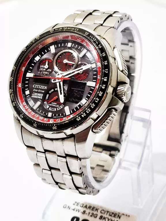 ZEGAREK CITIZEN U680-S106095 SKYHAWK RED ARROW