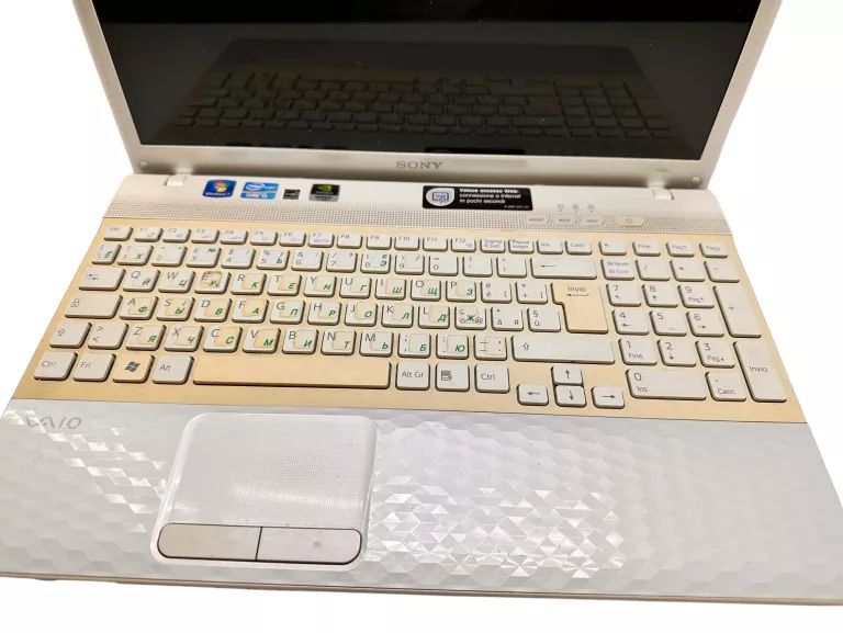 LAPTOP SONY VAIO BIAŁY + ŁADOWARKA