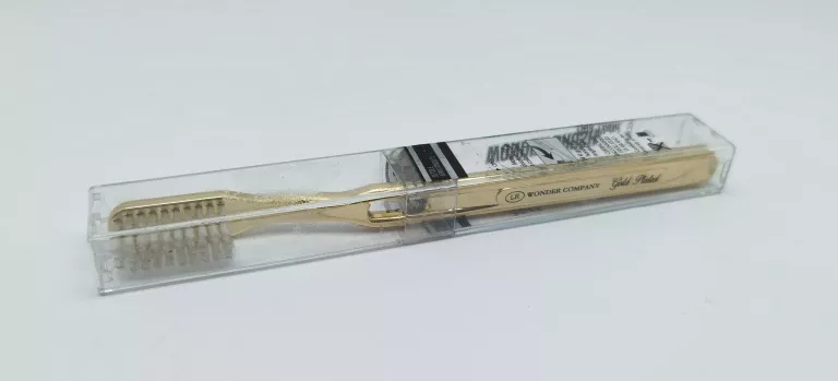 ZŁOTA SZCZOTECZKA DO ZĘBÓW WONDER BRUSH GOLD PLATED - MEDIUM