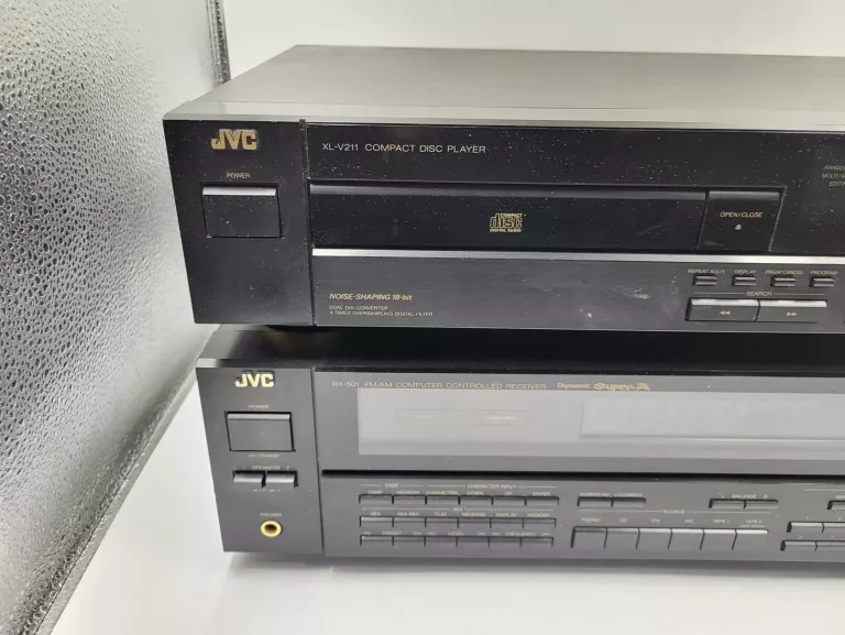 ODTWARZACZ  JVC XL-V211 + AMPLITUNER   JVC RX-501