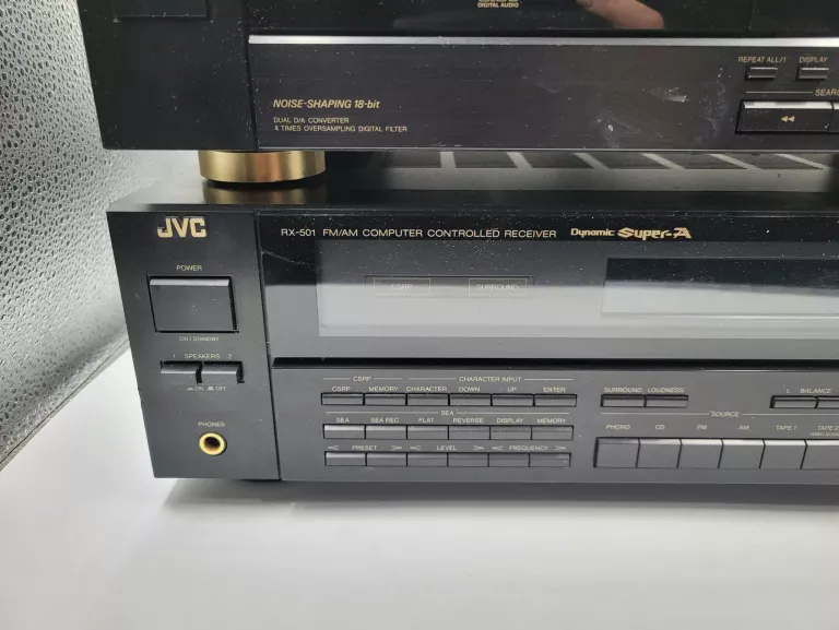 ODTWARZACZ  JVC XL-V211 + AMPLITUNER   JVC RX-501