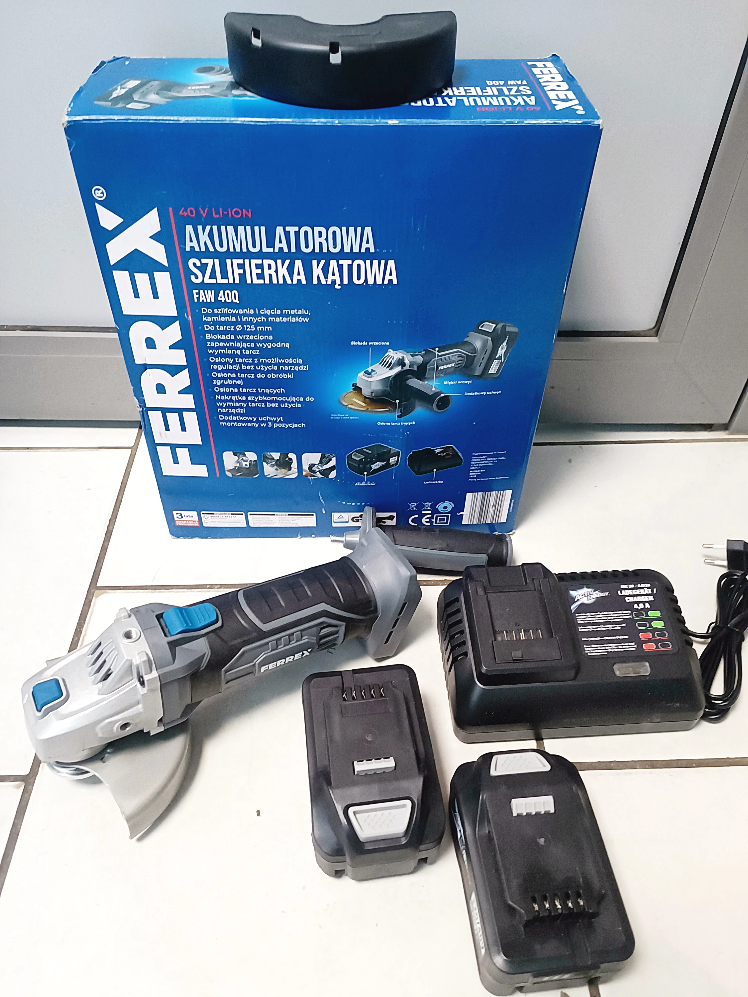 SZLIFIERKA KĄTOWA FERREX FAW 40Q | Szlifierki | Loombard.pl