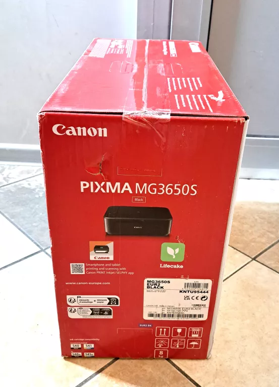 DRUKARKA CANON PIXMA MG3650S KOMPLET JAK NOWA!