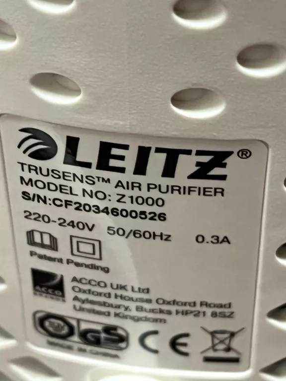 LEITZ TRUSENS Z-1000 OCZYSZCZACZ POWIETRZA