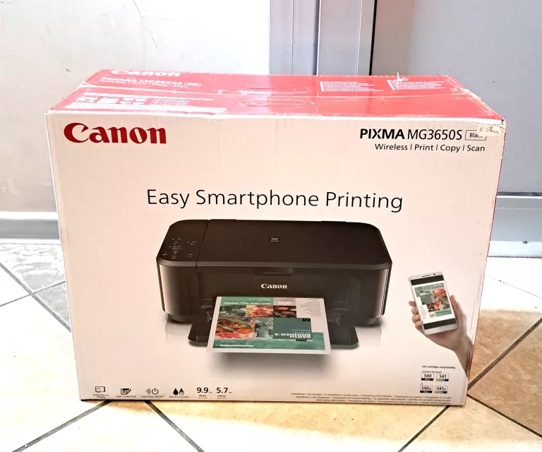 DRUKARKA CANON PIXMA MG3650S KOMPLET JAK NOWA!