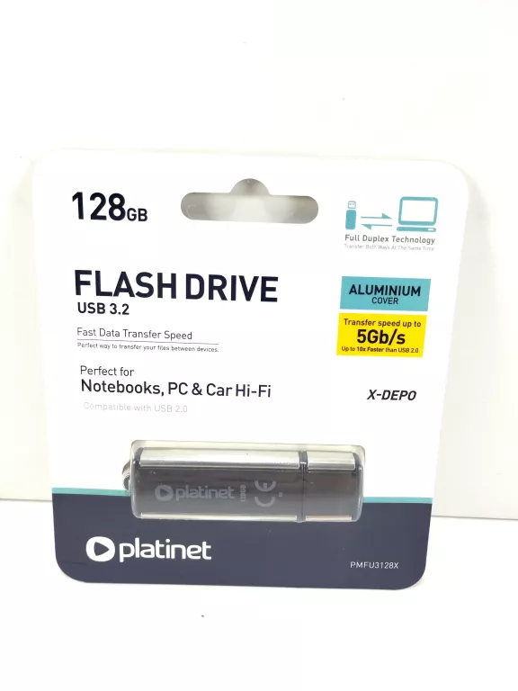 PENDRIVE PLATINET 128GB USB 3.2 X-DEPO