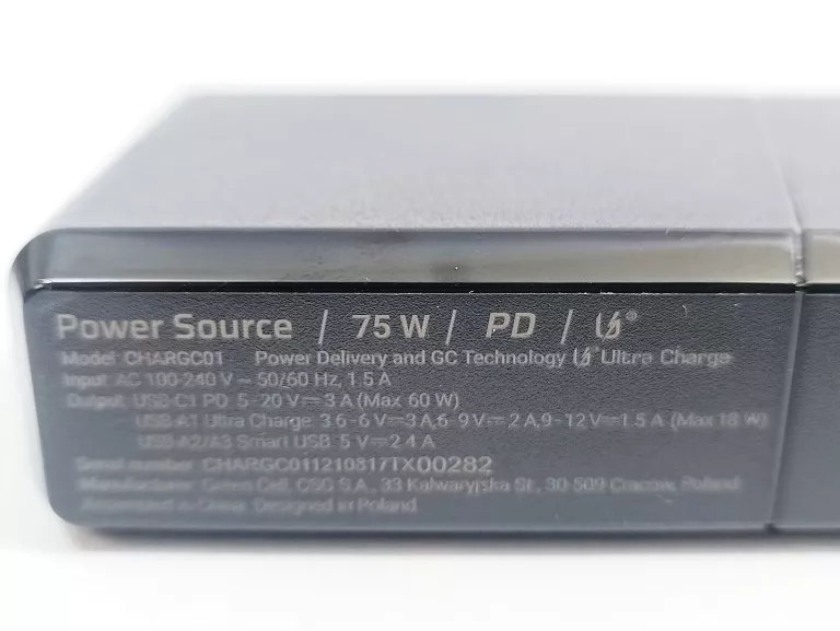 ladowarka-sieciowa-green-cell-power-source-usb-31-typ-c-usb-typ-c-uniw-kod-producenta-chargc01