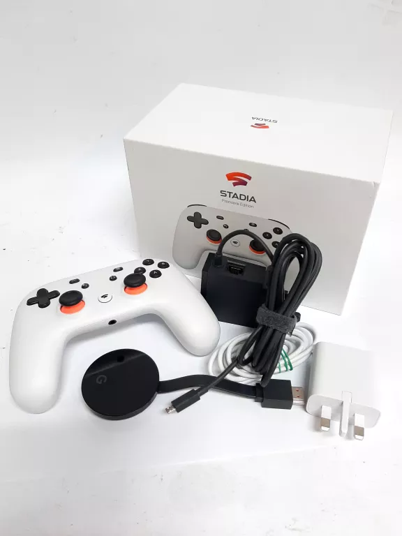 KONTROLER GOOGLE STADIA + CHROMCAST - KOMPLET