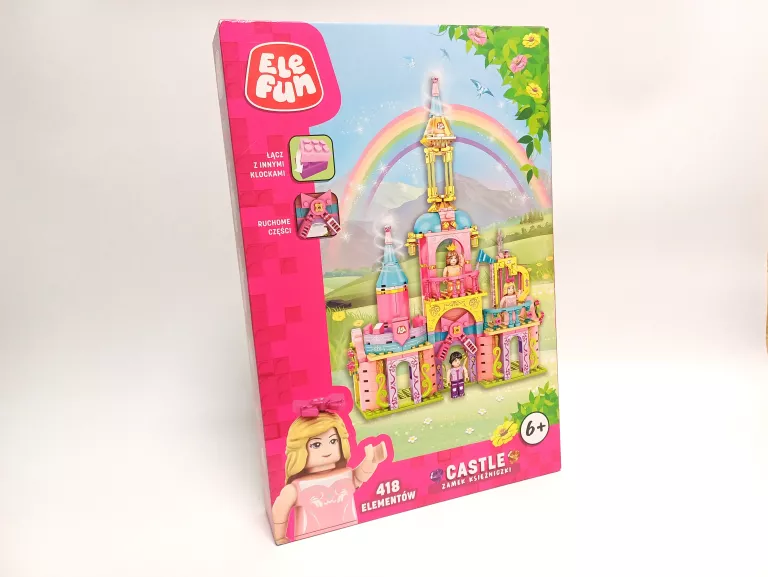 KLOCKI ZAMEK KSIĘŻNICZKI ELEFUN 418EL