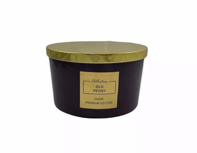 ŚWIECA ZAPACHOWA SILK PEONY 3 KNOTY