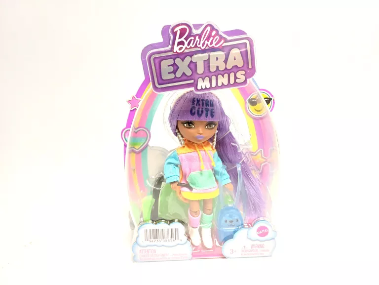BARBIE EXTRA MINIS LALKA FIOLETOWE WŁOSY HJK66