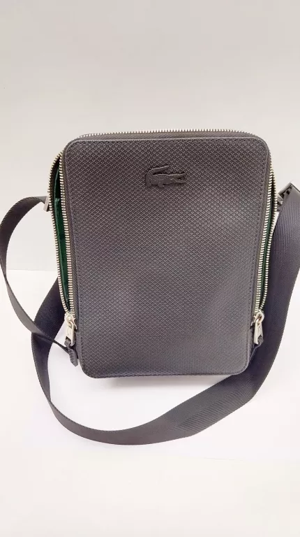 SASZETKA MĘSKA LACOSTE CZARNA NA RAMIĘ