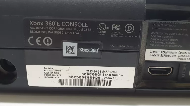 KONSOLA XBOX 360 E CONSOLE +PAD PODŁAMANY+MINECRAFT+HARRY POTTER KSIĄŻĘ
