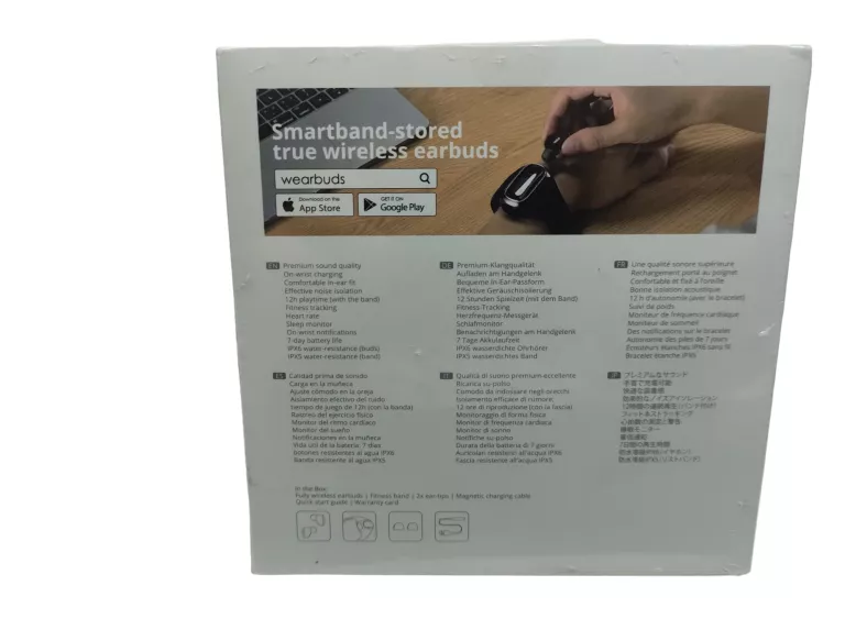 SMARTBAND ZE SŁUCHAWKAMI AIPOWER WEARBUDS AL-20