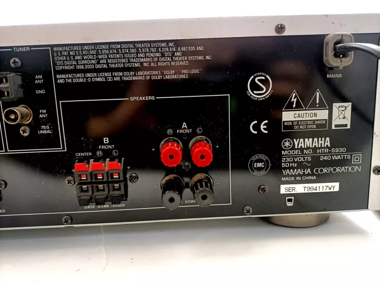 AMPLITUNER YAMAHA NATURAL SOUND HTR-5930