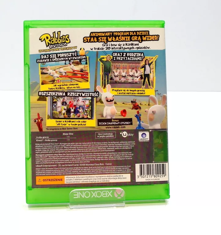 RABBIDS INVASION INTERAKTYWNY PROGRAM TV XBOX ONE PL
