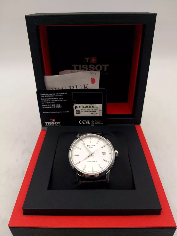 ZEGAREK MĘSKI TISSOT CLASSIC DREAM SWISSMATIC T129407A PARAGON